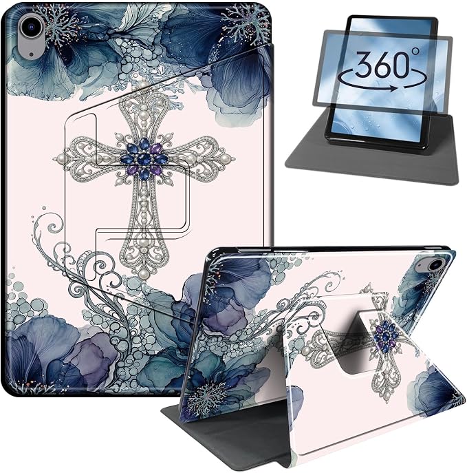 Floral Jeweled Cross