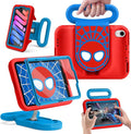 Kids Case for iPad mini 7 (A17 Pro) 2024 / iPad mini 6 2021 Child Friendly Case with Adjustable Portrait/Landscape StandHeavy Duty Cover with Screen Protector for iPad mini 7/6 8.3 inch(Redblue)