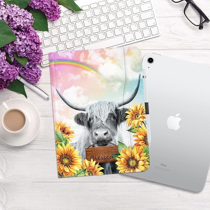 Rainbow Sunflower Buffalo Bison