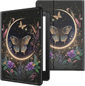 Case for All-New Kindle Paperwhite 12th Generation 7 inch 2024 &amp Kindle Colorsoft Signature Edition 2024 Lightweight Protective Smart Stand Cover with Auto Wake Sleep - Flowers Plants Butterflies