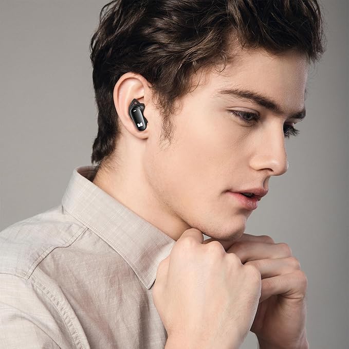 Monster N-Lite 206 Bluetooth Wireless Earbuds in Ear Headphones Bluetooth 5.4 Ear Buds Built-in Mic Comfortable Fit Touch Control Type-C Fast Charging IPX6 Waterproof 25H Playtime Black