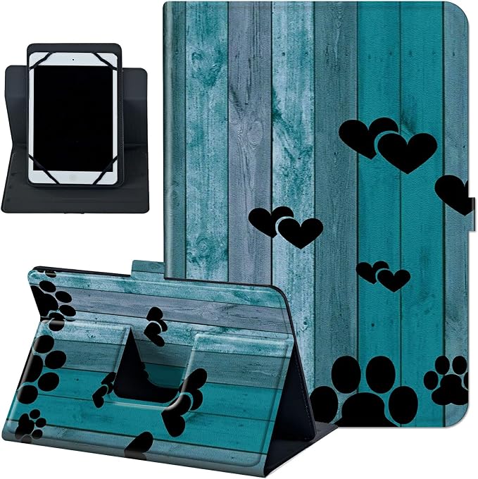 Black Dog Paw on Wood