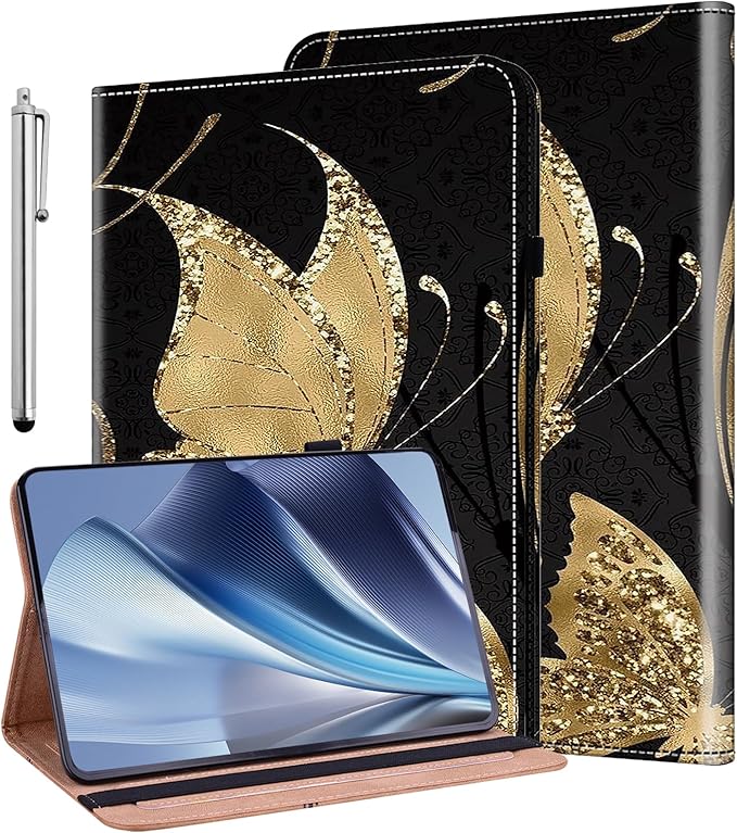 ALILANG Case for Kindle Fire HD 10 &amp 10 Plus Tablet (13th/11th Generation 2023/2021 Release) 10.1 Shockproof Folding Stand Cover for Amazon Fire Hd 10 Tablet Case-Fluorescence