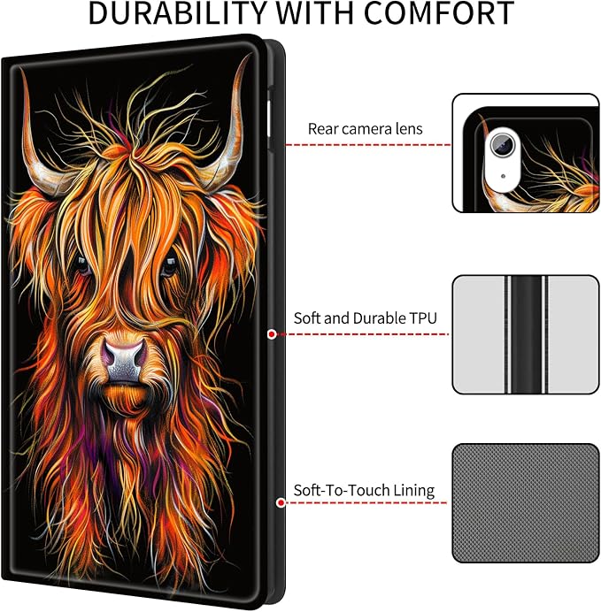 Art Highland Cow
