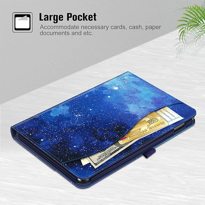 Fintie Case for All-New Amazon Fire HD 10 Tablet (13th/11th Generation 2023/2021 Release) - Multi-Angle Stand Cover with Pocket Auto Wake/Sleep Starry Sky