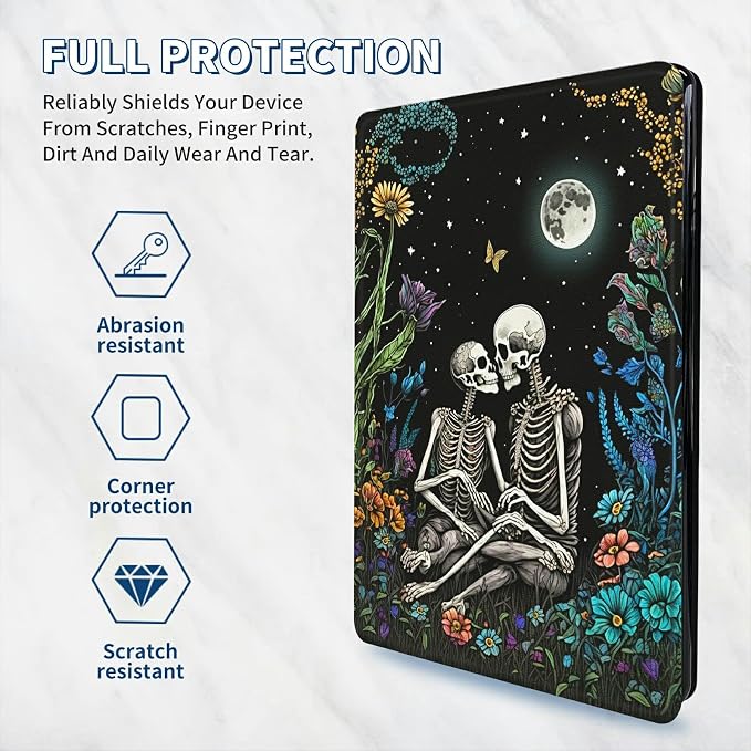 Skull Love Flower Moon