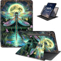 Case for Samsung Galaxy Tab S10 FE 10.9 2025/S9 FE 5G 10.9/S9 11 2023360 Degree Rotating Smart Cover Case with S Pen Holder &amp Auto Sleep/Wake-Green Dragonfly