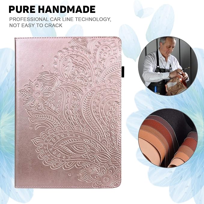 02# Rosegold Peacock Flower