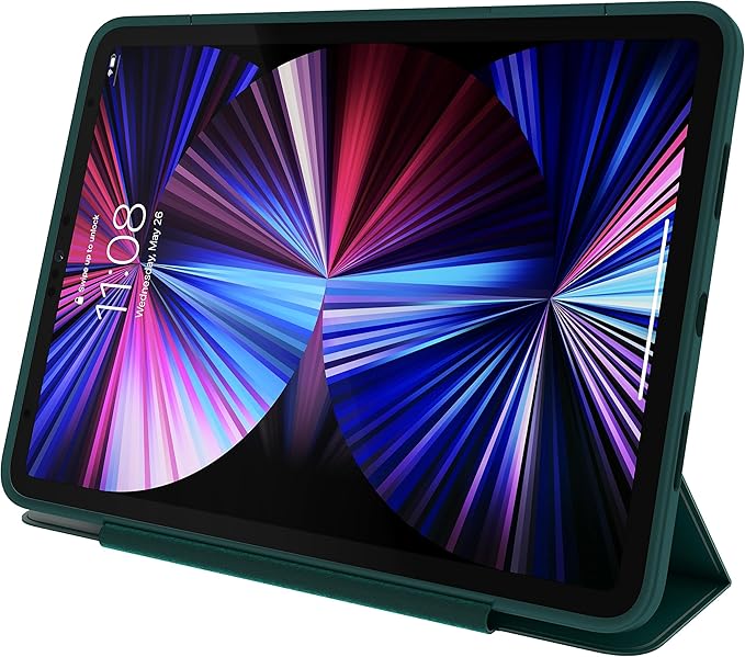 OtterBox - Symmetry Series 360 Elite Case for 11 iPad Pro 1st/2nd/3rd/4th/5th/6th Gen - Scratch-Resistant Tablet Case with Folio and Apple Pencil Holder (Ivy League Dark Green)
