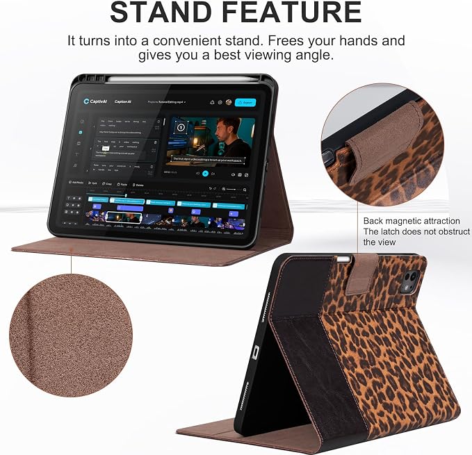 Dark Brown Leopard Print