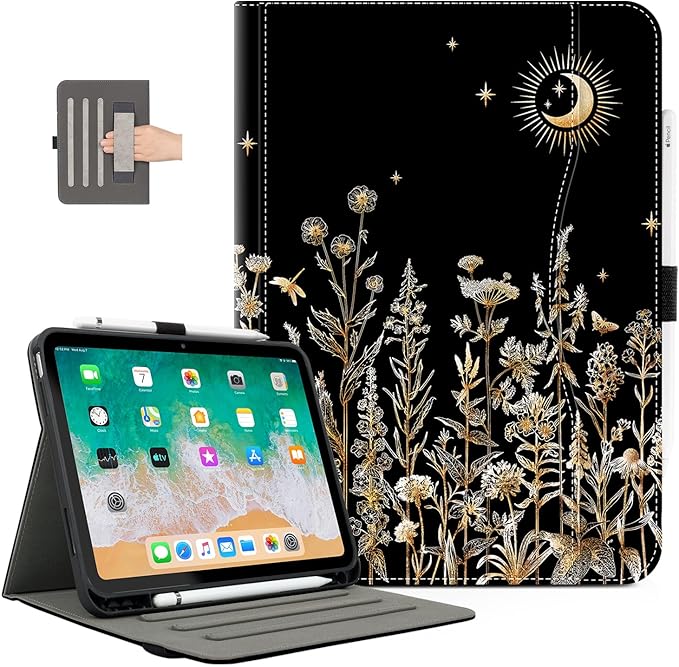 Black Gold Floral