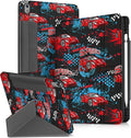 for iPad A16 Case/10th Generation Case - 10.9 Inch 2022 Tablet Cover with Pen Holder for Women Boys Girls Men Cute Cartoon Cool Funny Funda for iPad 11th 11 Inch 2025 Red Car