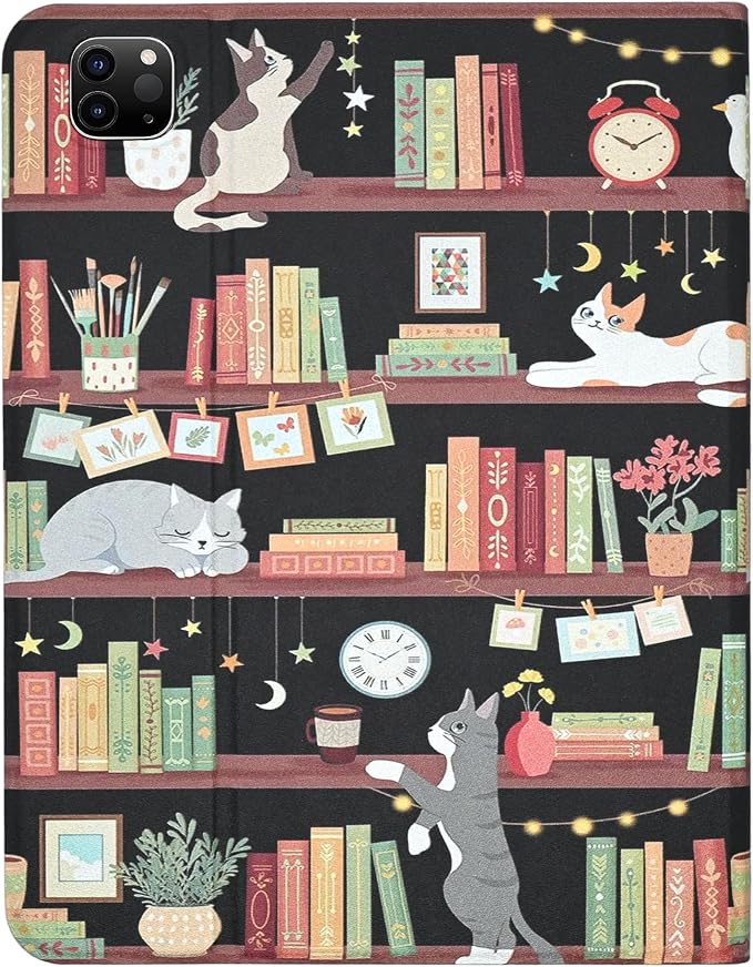 Cat on Bookshelf