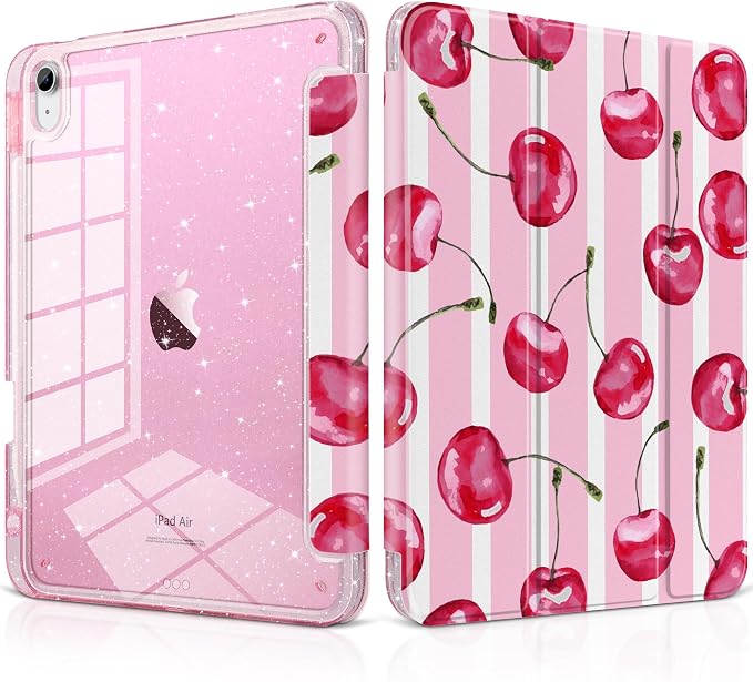 Cherry Watercolor&Striped