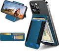 ExtreLife for MagSafe Wallet with Money Clip Stronger Magnetic Wallet for iPhone 17/16/15/14/13/12 Series RFID Blocking for iPhone Wallet with Stand ID Window &amp 8 Card Holder Navy Blue