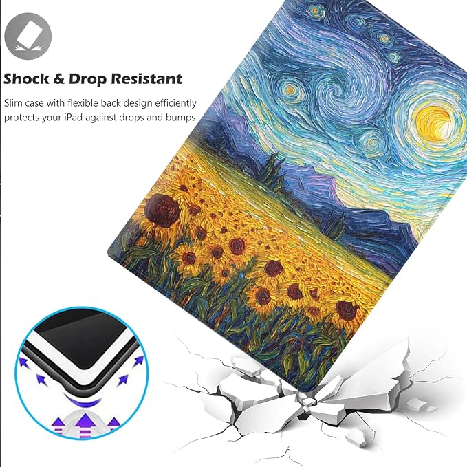 Van Gogh Starry Sky Sunflower