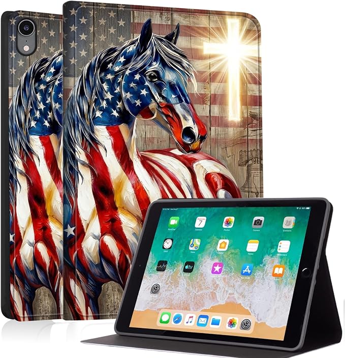 American Flag Horse