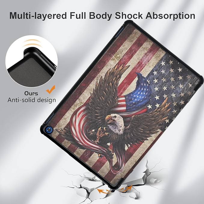 Bald Eagle American Flag