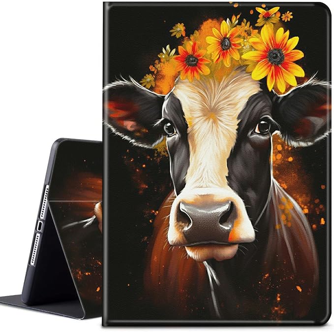 Sunflower Cute Cow