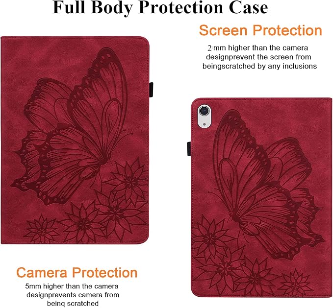 04# Flower Butterfly Red