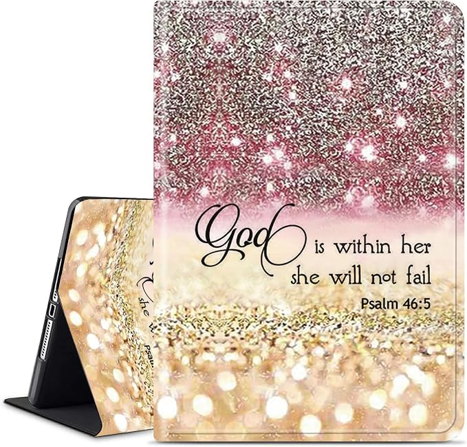 Glitter,Bible Verse Psalm 46:5 God is Within Her