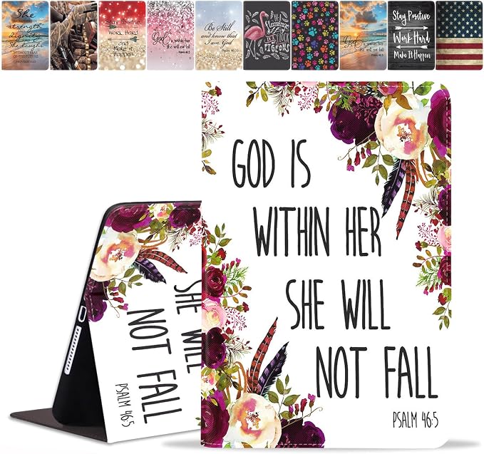 Floral Quote Bible Verse Psalm 46:5