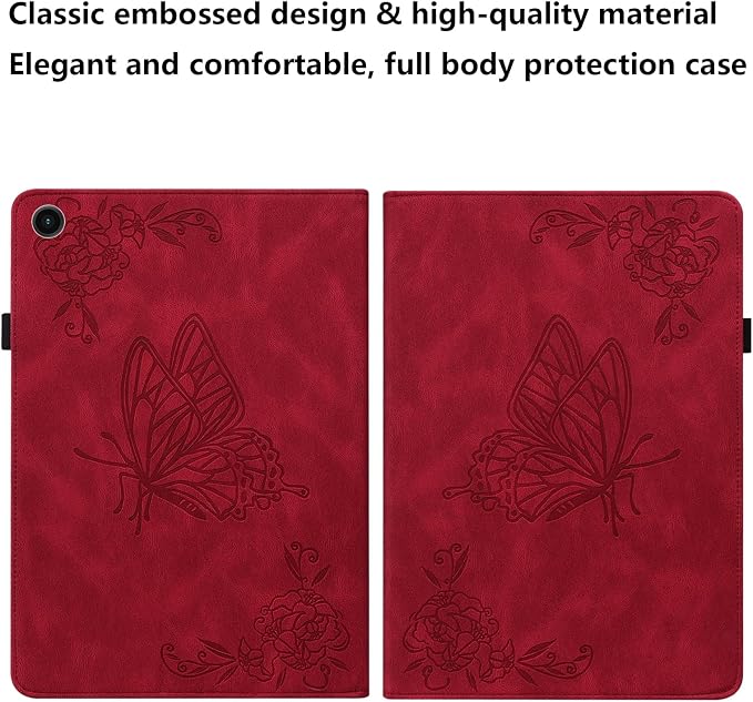 07# Red Flower Butterfly