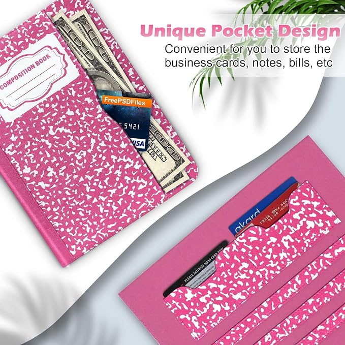 #09 Pink-Composition Book