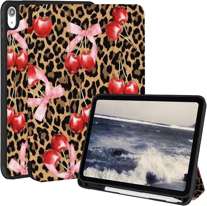 Brown Leopard 2 & Pink Bow