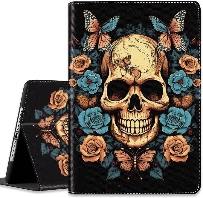 Skull Butterfly Flower
