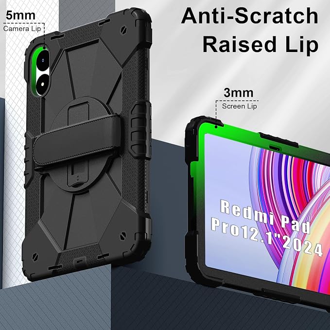 Black+2 PCS Glass