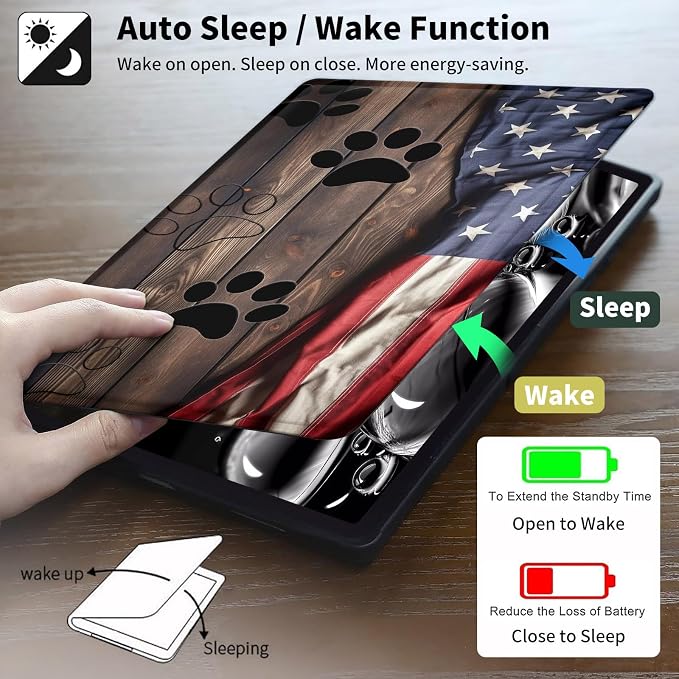 Wood Flag Paw