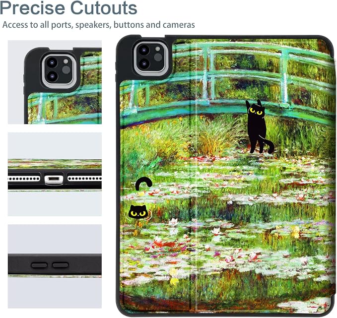 Water Lily and Cat