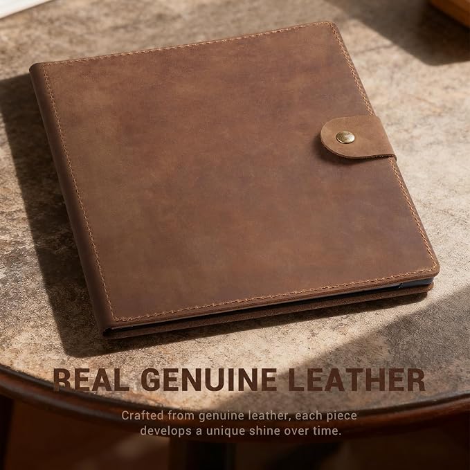 *A-Genuine Leather Brown