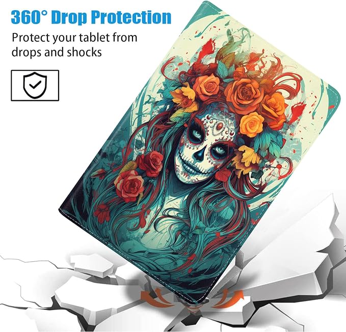 Sugar Skull Girl Flower