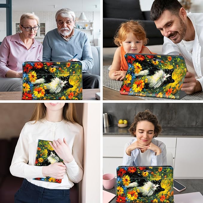 Colorful Cat Floral