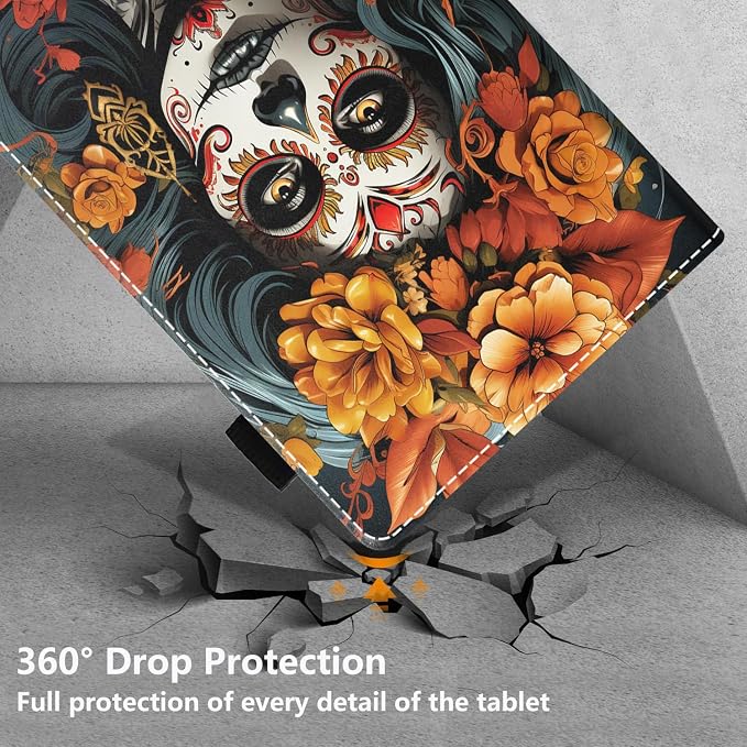 Sugar Skull Girl Flowers
