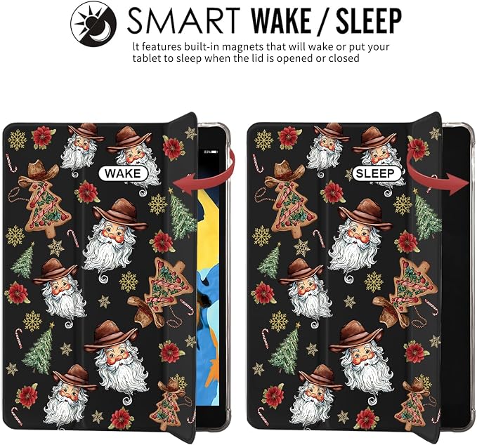 Cute Christmas Tree Santa