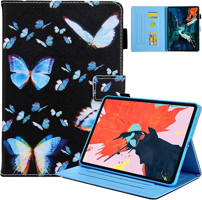 10 Blue Butterflies