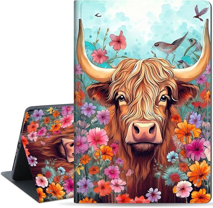Cow and Flower