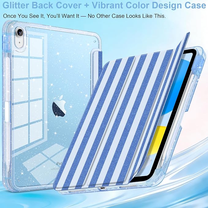 Blue - Coastal Stripes