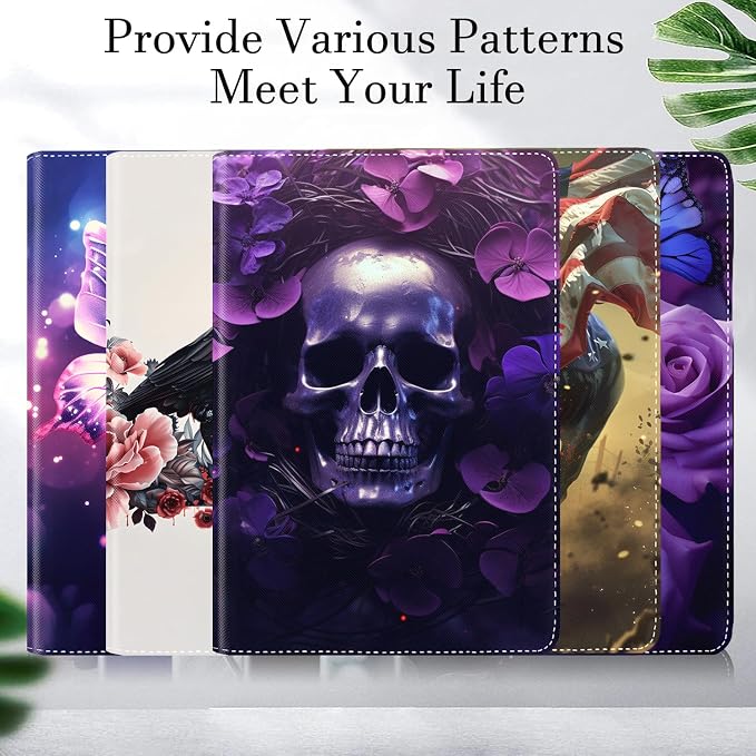 Skull Purple Flower