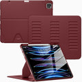 VIKESI Case for iPad Pro 12.9 6th / 5th / 4th / 3rd Generation Case 2022/2021/2020/2018Multiple Angles Magnetic Stand CoverShockproof Soft BackPencil Holderand Auto Sleep/WakeWine