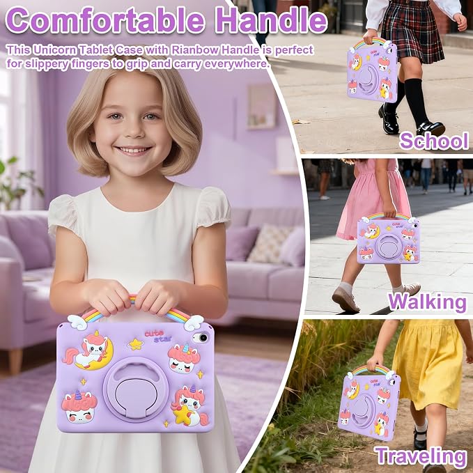 Rainbow Unicorn-Purple