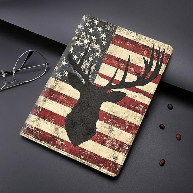 Deer American Flag