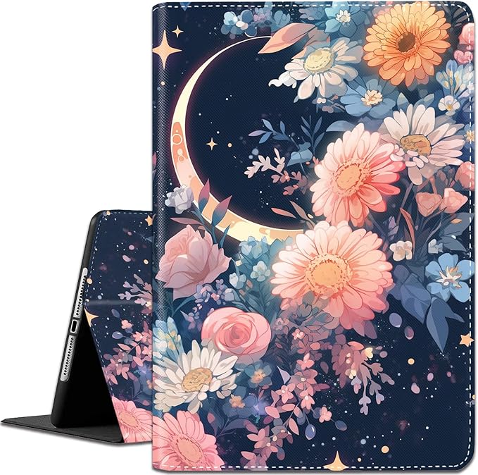 Moon and Flowers