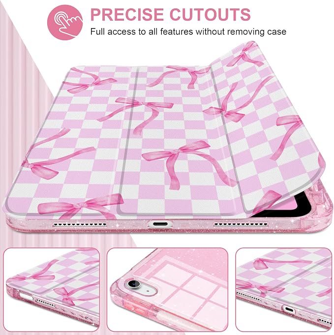 Pink Checkerboard & Bows