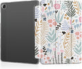 DONGKE Case for Samsung Galaxy Tab A11 Plus A11+ 11 inch (2025/2026) &amp Tab A9 Plus A9+ 11 inch (2024/2023) Slim Smart Stand Cover with Translucent Hard Back Auto Wake/Sleep - Tiny Flowers