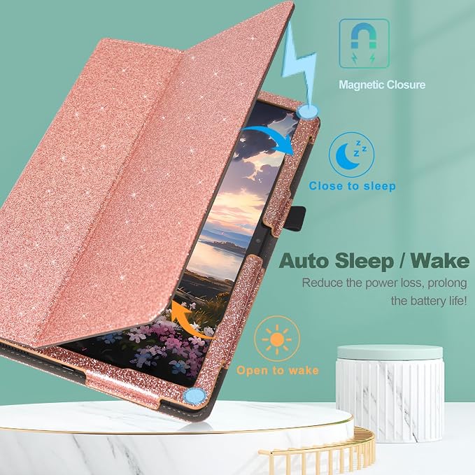Glitter Rose Gold