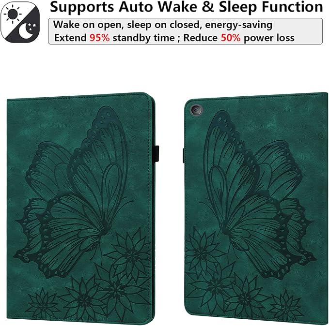 08# Flower Butterfly Green